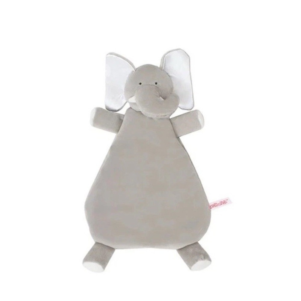 WubbaNub Baby Gray Elephant Lovey Plush Newborn Infant Security Blanket Gift NWT